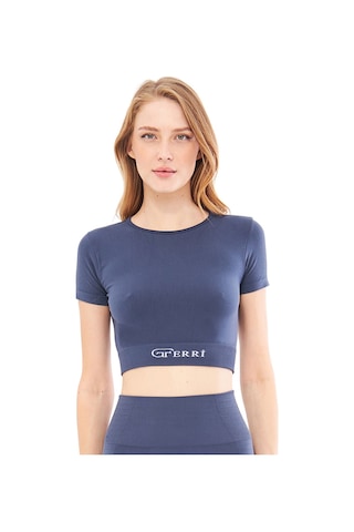 Giorgina Ferri Yumuşak Dokulu, Esnek Yoga, Koşu, Spor Ve Günlük Crop Top Mila