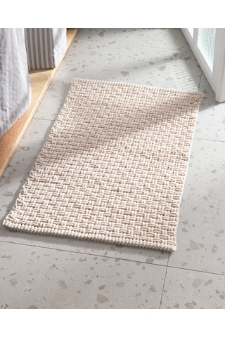 Madame Coco Najac Banyo Paspas - Krem - 50x80 Cm 8684427045336 Ekru