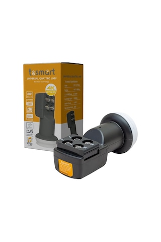 T&Smart 0.1Db Ultra Hd 4K Universal Dörtlü Santral Lnb