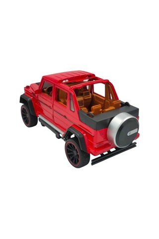 Die Cast 1:22 Sesli Ve Işıklı Buharlı Çek Bırak G-lüx Metal Jeep