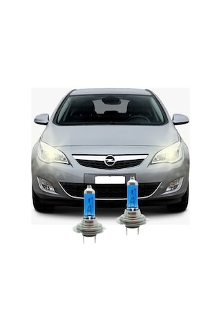 Opel Astra J Kısa Far H7 Xenvısıon Beyaz Işık Halojen Ampul 2'li Set