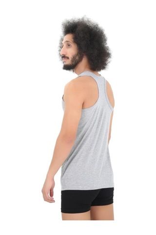 Cnt Erkek Ribana Atlet 6'lı Full Likralı Rambo Sporcu Atlet Gri Gri