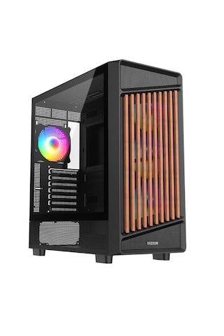 Fazeon F19 750w 80plus Bronze 4x120mm Argb Fanlı Atx Siyah Bilgisayar Kasası