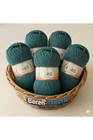 Süper İnci-10469 5'li Paket - 100gr/250m - Bebek İpi - Anti Pilling Tüylenmez İp