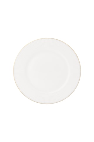 Madame Coco Grace 6 Kişilik 24 Parça Yemek Takımı - Beyaz/gold 8684427195079 Çok Renkli
