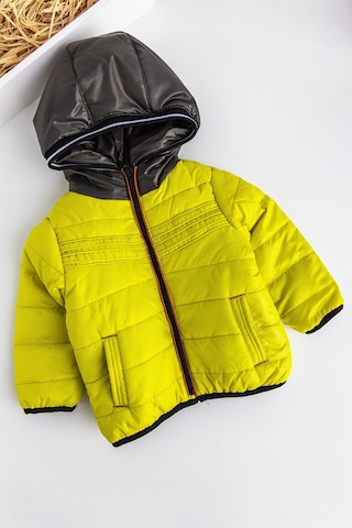 Baby&Kids Kapüşonlu İçi Peluş Astarlı Erkek Çocuk Mont 001
