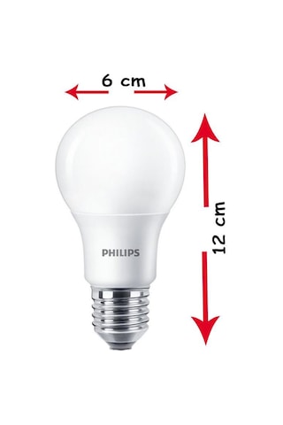Philips 13W Led Ampul Beyaz 6500K E27 Duy (3 Adet)