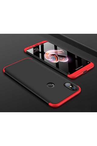 Xiaomi Mi 6x Kılıf Zore Ays Kapak Siyah-Mavi