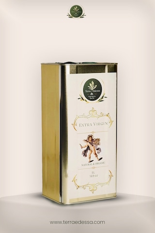 Terra Edessa Olio High Quality Olive Oil Erken Hasat Natürel Sızma Zeytinyağı - 5 Litre - Mezopotamya'nın Bereketli Lezzeti
