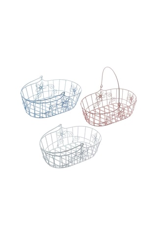 Mutluadim Saplı Metal Sepet Hediyelik