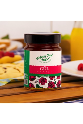 Gül Reçeli Premium Series 400gr %65 Gül Doğal İçerik Doğal Tat Nature's Food