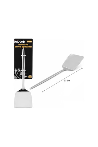 Krom Kaplama Metal Servis Spatula 27 Cm