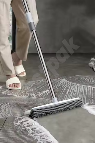 Çekpaslı Kauçuk Yer Fırçası
