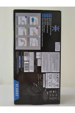 Masterforce Siyah Nitril Kalın Eldiven Xlarge(Xl)Beden