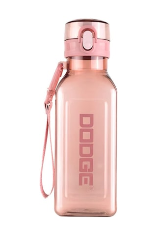 Spor Kare Su Şişesi 24 Oz Yeniden Kullanılabilir İçme Şişesi Taşınabilir Sızdırmaz Bpa İçermeyen Plastik Su Şişeleri Seyahat Piknik Spor Salonu Kamp Okulu Pembe Pembe - Buzmavisi