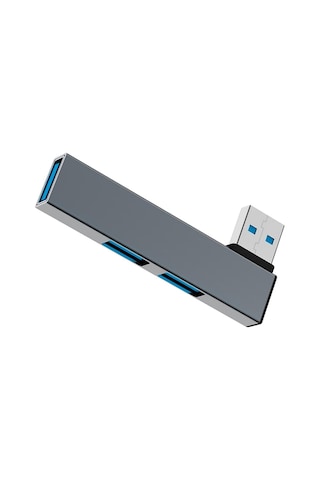 1360 Usb 3.0 Hub 3 Portlu Çoklayıcı Çoğaltıcı Dönüştürücü Çevirici Adaptör 3 Port Tek Bir Portu Usb 3.0 V