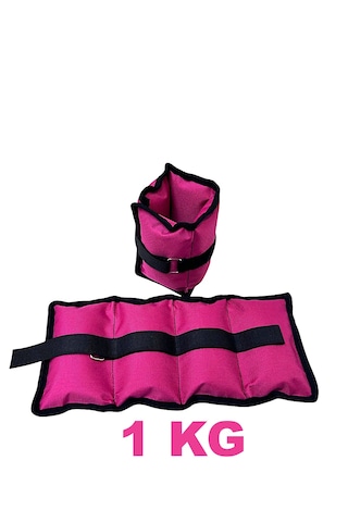 Me&ra Sport 1 Kg X 2 Adet El Ayak Bilek Ağırlık Seti Kum Ağırlık Torbası Pembe