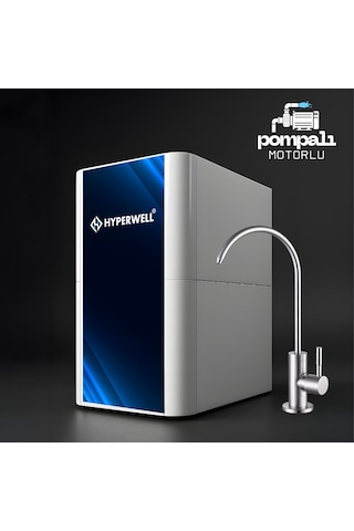 Hyperwell Naturel Premium 13 Aşamalı Pompalı Su Arıtma Cihazı