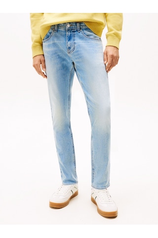 Tommy Hilfiger Austın Slım Tprd Bı0216 Co Erkek Mavi Denim Pantolon - Dm0dm21033