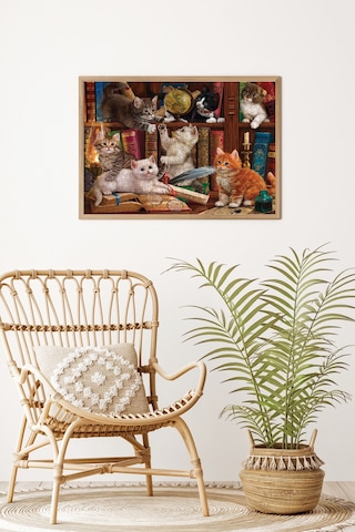 Anatolian 500 Parçalık Puzzle - Kediler ve Kitaplar 3618