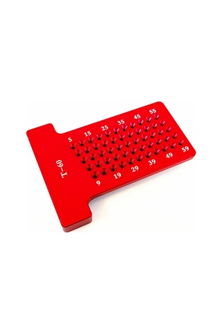 Ccgloball T-60 Delik Konumlandırma Metrik Ölçüm Cetvel