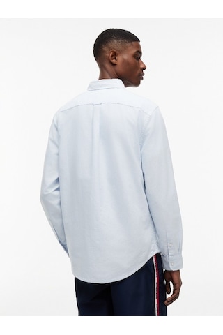 Tommy Hilfiger Tjm Reg Oxford Shırt Ext Erkek Mavi Gömlek - Dm0dm21298