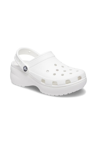 Crocs Classic Platform Clog W - Siyah-206750 Beyaz