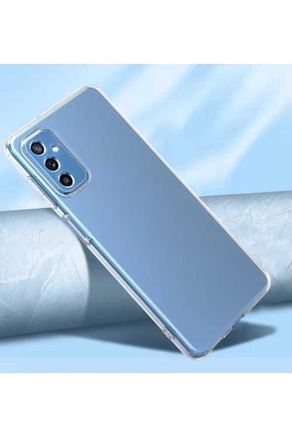 Galaxy M52 Kılıf Zore Kamera Korumalı Süper Silikon Kapak Renksiz