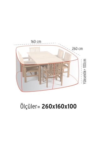 Homaks Mobilya Koruma Örtüsü 260x160 CM Şeffaf