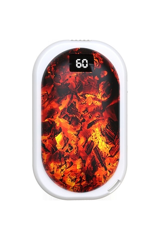 Xiyyadms Usb Şarjlı 3 Seviye Isıtma El Isıtıcı, 5000mah Taşınabilir Power Bank, Hızlı 5sn Isıtma, Siyah, Kış Hediyesi