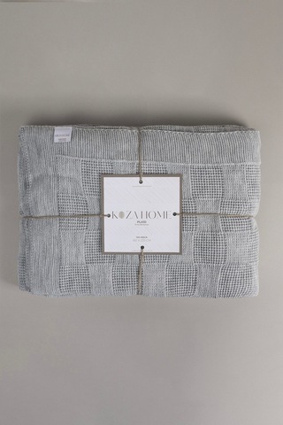 Plaid Gri Tek Kişilik Battaniye 160x220 15006 Gri
