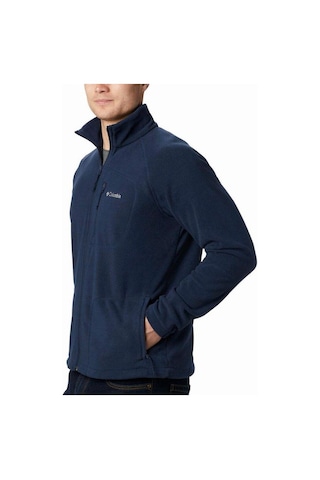 Columbia Fast Trek II Full Zip Fleece Erkek Mavi Outdoor Polar AE Lacivert