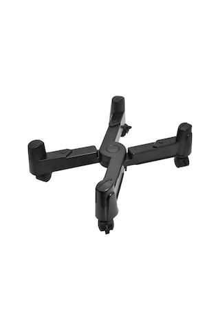 Sones 5-tekerlekli Ayarlanabilir Hareketli Kasnak X-tipi Bilgisayar Ana Bilgisayar Plastik Şasi Tepsi Tutucu Siyah