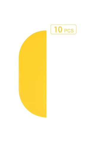 Mufunye 10 Adet Tek Taraflı Sarı Fly Trap - 34.5x11.2cm Oval - Etkili Uçan Böcek Tutucu - Kokusuz Ve Dayanıklı - Islak Lambalar İçin Uygun