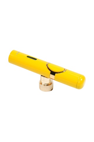 Parmida Tek Torch Pürmüz Delicili Sarı Metal Puro Çakmağı - Tr9520