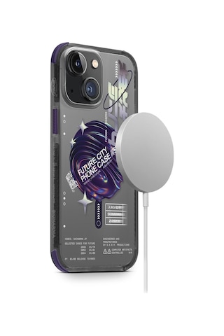 Apple Uyumlu iPhone 14 Kılıf Skinarma Şeffaf Airbag Tasarımlı Magsafe Şarj Özellikli Shorai Kapak