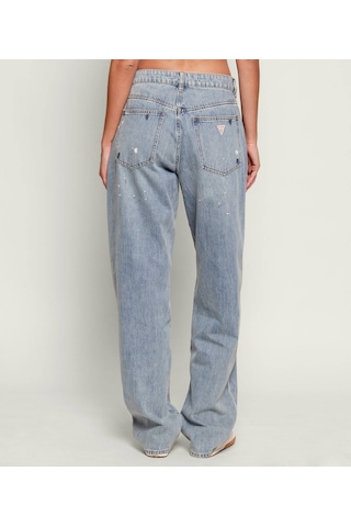 Guess Serra Relaxed Fit Kadın Jean Pantolon W6ga29d0973 Mavi