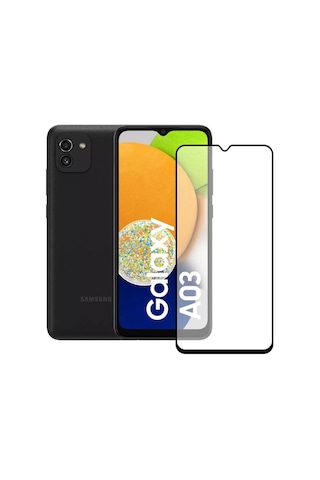 Samsung Galaxy A03 Uyumlu Mat Seramik Nano Kırılmaz Ekran Koruyucu - Anti Static Parmak İzi Bırakmaz