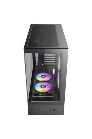 Antec Cx705 Argb Mid Tower Oyuncu Kasası - 270 Panoramik Temperli Cam - 5x120mm Argb Pwm Fan - Atx / Micro-atx / Itx - Usb Type-c 3.2 - 360mm Radyatör Desteği - 430mm Gpu Uyumu