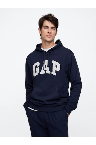 Gap 868453007 V-frch Ft Heritage Logo Po Erkek Eşofman Üstü Lacivert