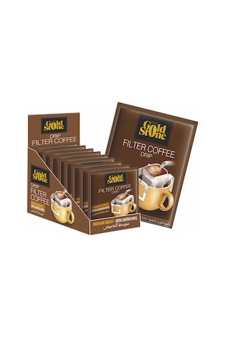 Gold Stone Filtre Kahve - Orta Kavrulmuş 16 X 8 Gr