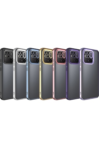 Xiaomi Redmi 10C Kilif Kamera Korumali Logo Gösteren Zore Omega 566285532
