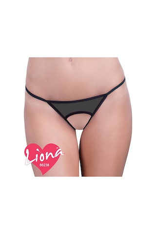 Liona Bayan Kadın Özel Bölgesi Açık Siyah Fantazi Seksi Iç Giyim