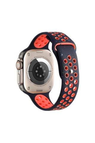 Watch 40mm Kordon Yeni Seri 2023 Krd-02 Uyumlu Strap Kayış Mbd- Siyah