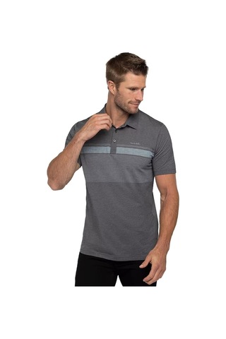 Travıs Mathew Travis Mathew Endless Horizon Erkek Polo Tshirt Heather Dark Grey