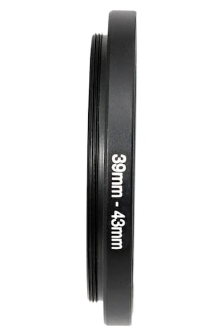 Ayex 39mm 43mm Step-up Ring Lens Filtre Adaptörü 39mm Lens İçin 43mm Filtre Dönüştürücü