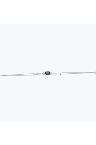 Altınbaş Pırlanta Topaz Taş Baget Bileklik Klb193l-14k