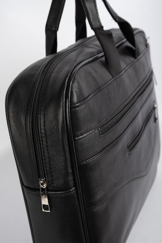 Westbag Hakiki Deri Siyah Laptop Evrak Çantası Ayarlanabilir Omuz Askılı
