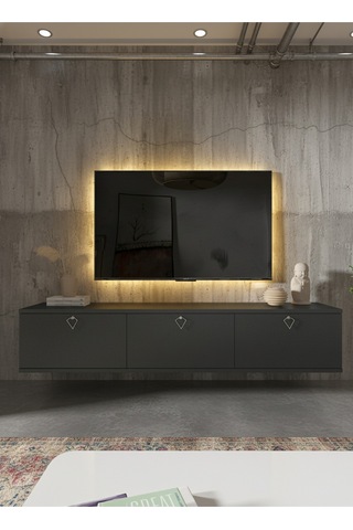 Resital Tv Ünitesi S1836-4 Antrasit Antrasit