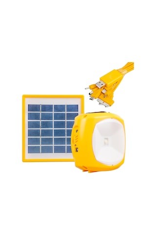 Powermaster Pm-33399 Taşınabilir Şarjlı Solar Işıldak Aydınlatma Seti Kamp Aydınlatması Işıldak El Feneri